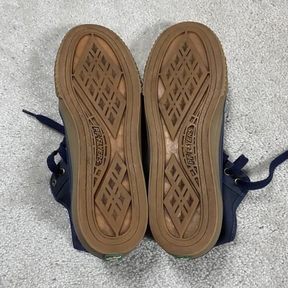 PF Flyers Shoes Mens Sz 10 Navy Blue Center Hi Canvas Gum Sole Sneakers - Picture 6 of 8